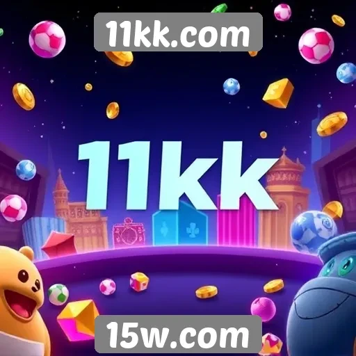 Diversidade de jogos disponíveis em 11kk.com